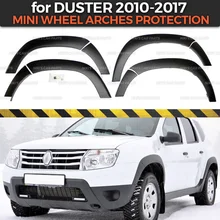 Arcs de roues pour Renault / Dacia Duster 2010 – 2017, 1 jeu/8p, garnitures de protection en plastique ABS