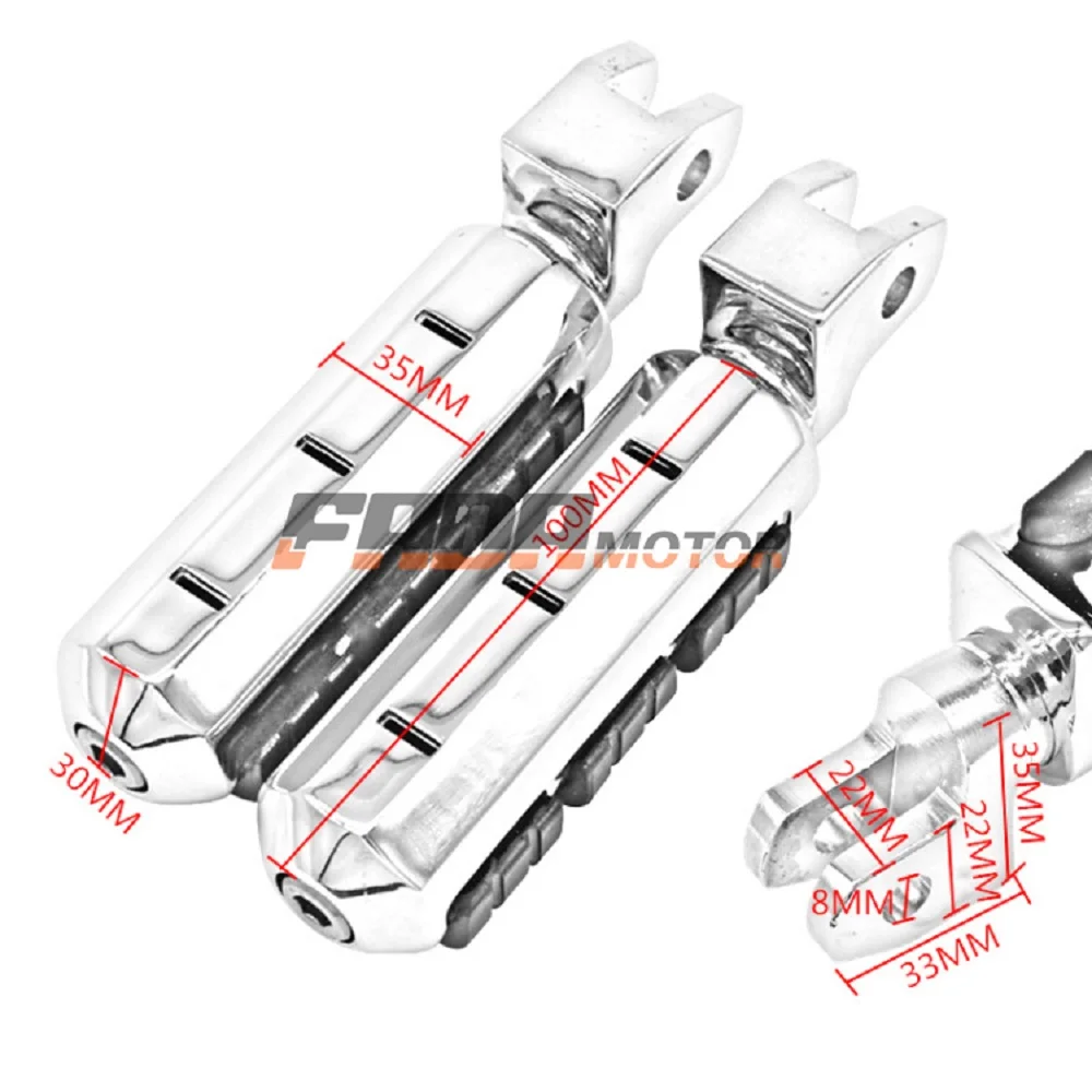 Передние Подножки для ног Yamaha Stryker VStar Dragstar XVS1100 650 на заказ Vmax 1200 болт XV950 Virage XV750 1100 85-15(120