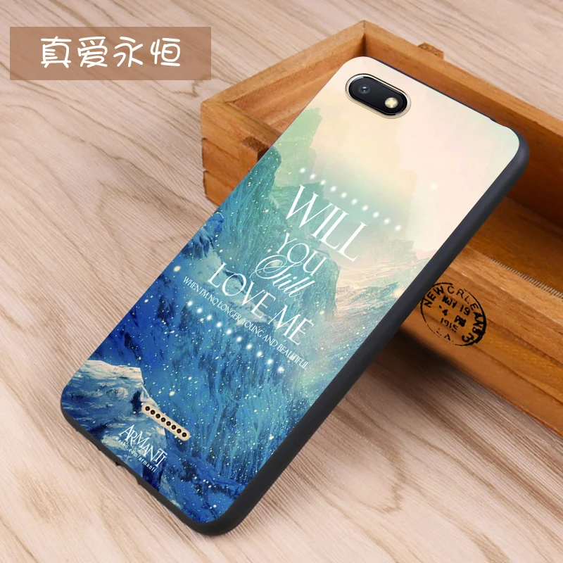 Xiaomi Redmi 6a Case Original Cover for Xiaomi Redmi 6a Case Bag Redmi 6a Cover Skin Wolf Fish Skull Fundas 100% 17