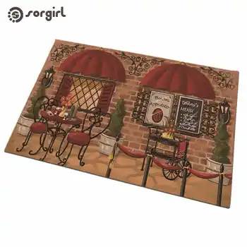 

Welcome Restaurant Chair doormat Front Door Mat Carpet Entrance Indoor eco-friendly natural Non-slip Floor Mat living room Rug