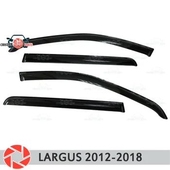 

Window deflector for Lada Largus 2012-2019 rain deflector dirt protection car styling decoration accessories molding
