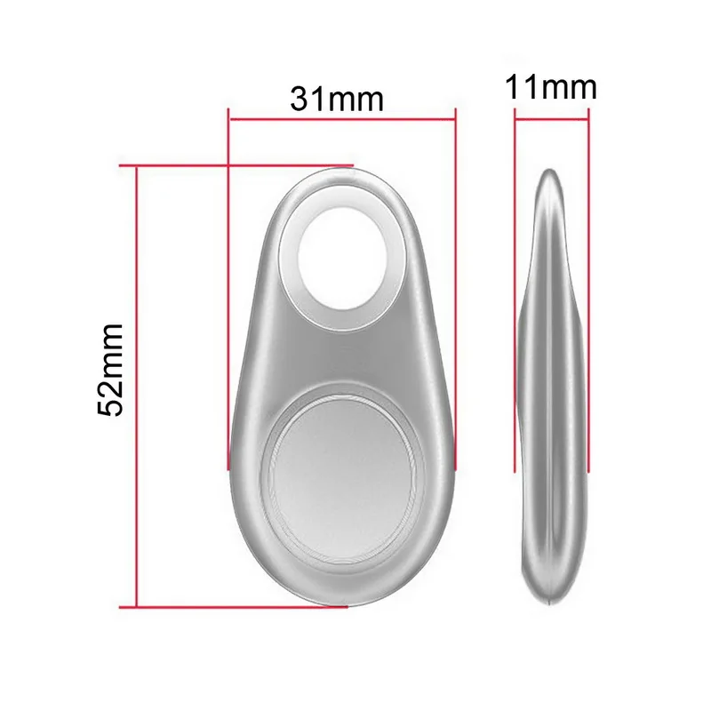 

White Smart Bluetooth 4.0 low-power mobile phone map positioning anti-theft object-seeking two-way alarm anti-lost locator (with