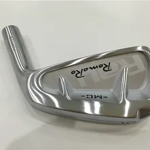 Бренд RomaRo Ray MC Кованое железо набор серебро RomaRo Ray Golf кованые железные клюшки для гольфа 4-9 P сталь/графитовый Вал с крышкой головы