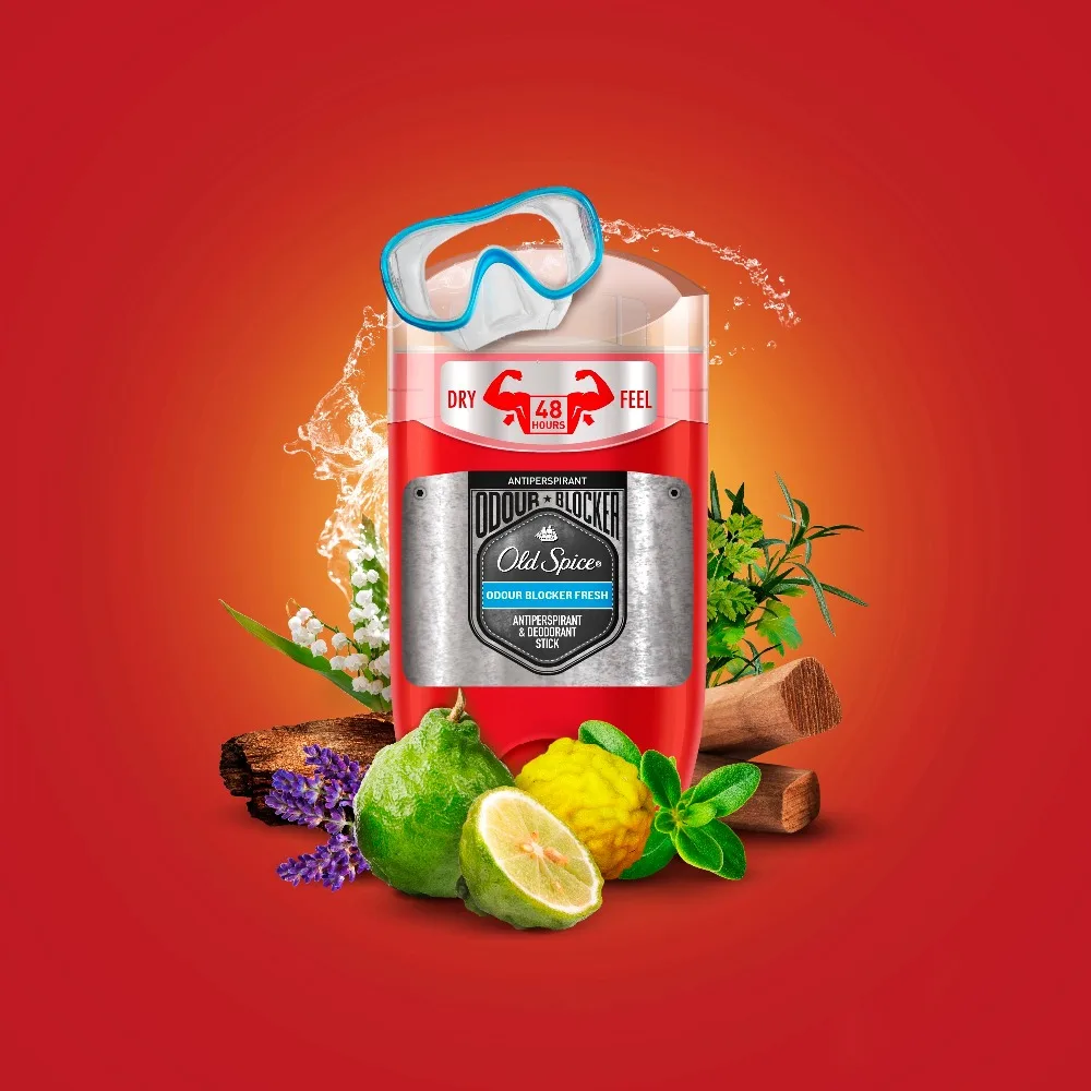 Old Spice Твердый Дезодорант-Антиперспирант Odour Blocker Fresh 50мл