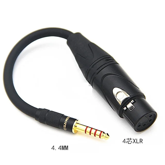 HIFI 4.4MM Balanced Headphone Adapter Audio Cable 4.4 to 3.5mm 2.5mm 6