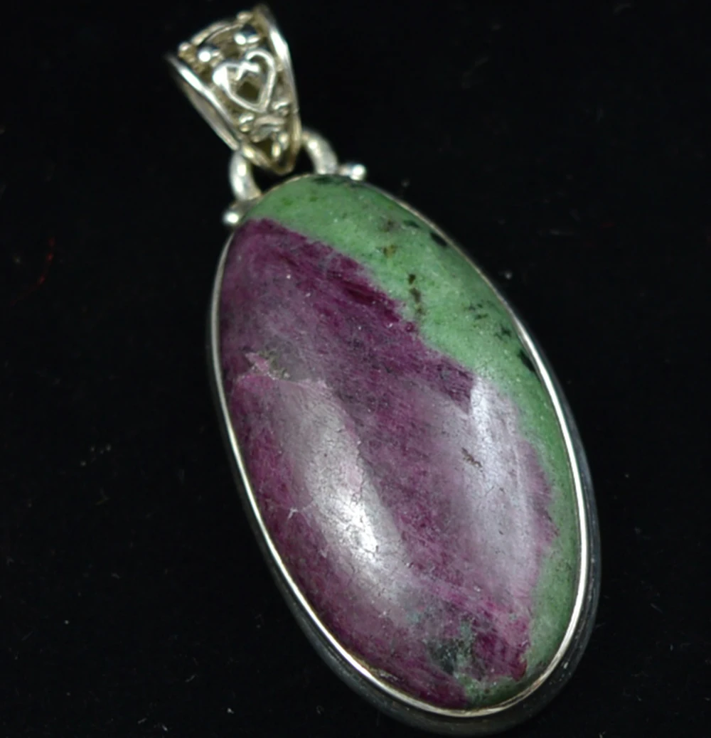 

Hand make Ruby Zostie Pendant 100% 925 Sterling Silver, 46mm , AP6146