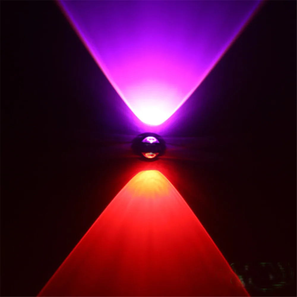 Kaufen Zwei seitig FÜHRTE wand lampe 2 watt 6 watt led moderne innen hotel dekoration licht wohnzimmer schlafzimmer nacht TV hintergrund bild lampen