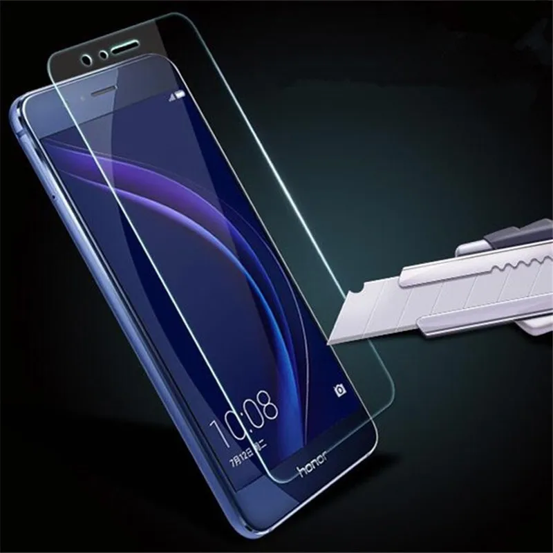 Высококачественная защитная пленка из закаленного стекла 9H 0 26 мм для Hauwei honor8