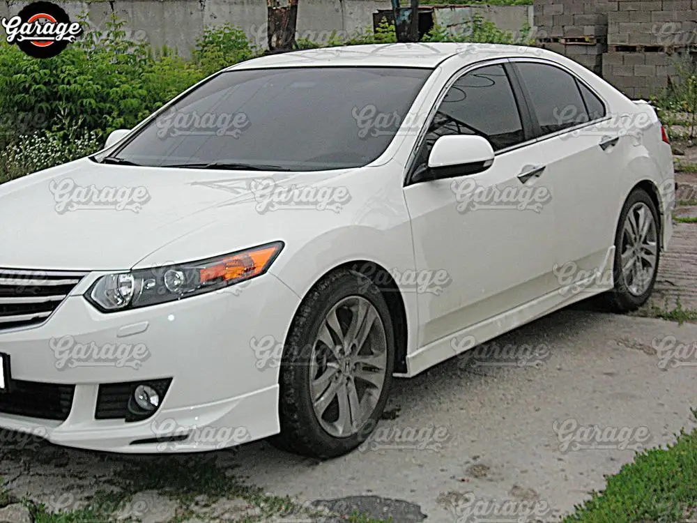 Боковые юбки, чехол для Honda Accord 8 2008-2012 дверных порогов, ABS пластиковые накладки, обвес, автомобильный тюнинг, Стайлинг, внешний вид, 1 комплект/2 шт