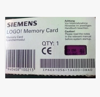 Новый логотип 6ED1056 1DA00 0BA0! Память ОЗУ 32 КБ для логотипа! 0BA6 PLC|memory ram|ram memoryram logo |