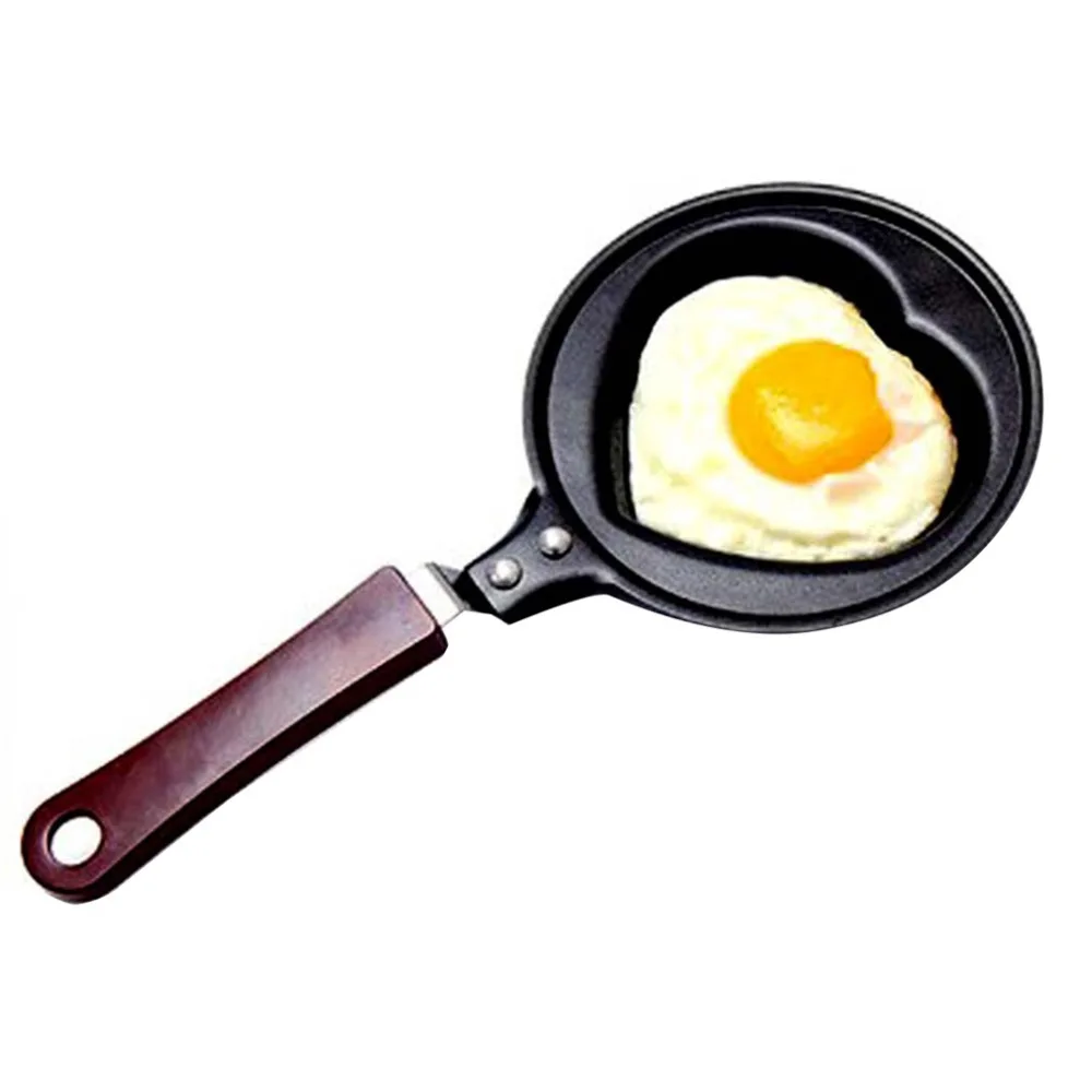 Мини антипригарное яйцо в форме сердца сковородка для блинов жаровня|frying pan|egg panpan