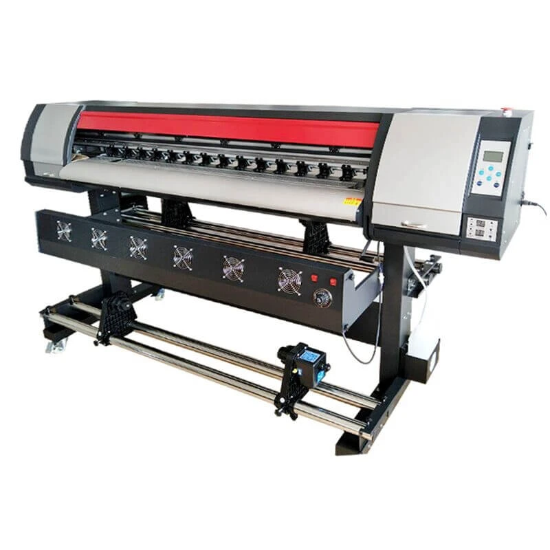 Digital Inkjet Large Format Printer 1.6m Car Vinyl Sticker Maker Machine  Outdoor Eco Solvent Plotter Poster Printing Machine