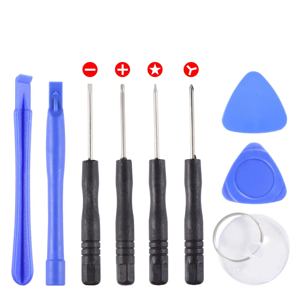 

NEW 9 in 1 Cell Phones Opening Pry Precision Repair Tool Kit Screwdrivers Tools Set Kit For iPhone 5 6 6s 7 8 plus for iphone x