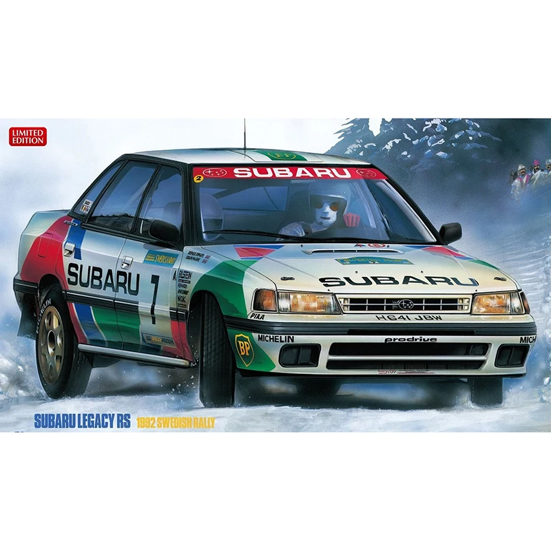 1/24 Hasegawa 20290 SUBARU LEGACY RS 1982 шведский ралли модель хобби