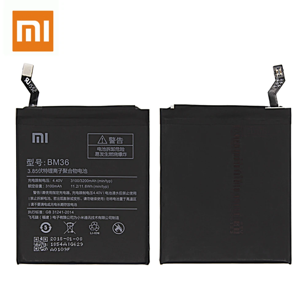 Xiao mi аккумулятор BM22 BM39 BM36 BM3C для Xiao mi 5 mi 5S mi 6 mi 7 mi 5s mi 6 mi 7 батарея Быстрая
