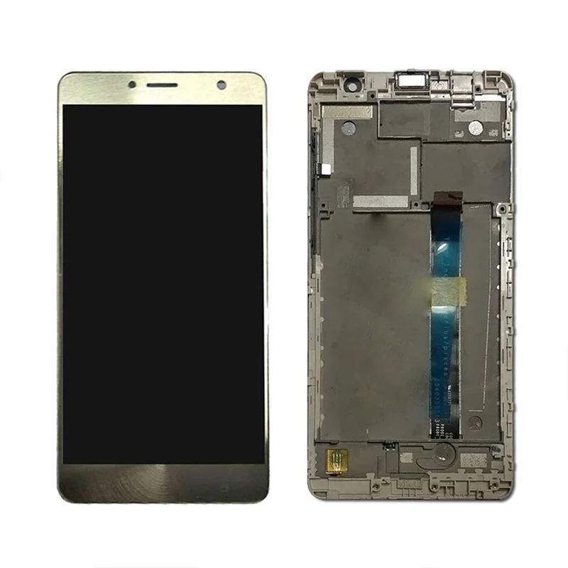 

LCD Display + Touch Screen Digitizer Assembly With Frame For ASUS ZenFone 3 Deluxe ZS550KL LCD Screen Replacement (Gold)