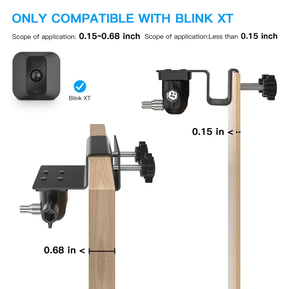 Всепогодный кронштейн с выемкой для камеры безопасности Blink XT, поворотный металлический кронштейн с водонепроницаемым защитным чехлом для Blink XT