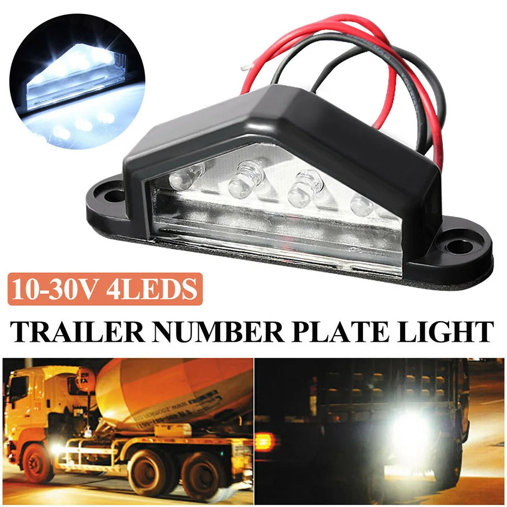 truck number plate lights