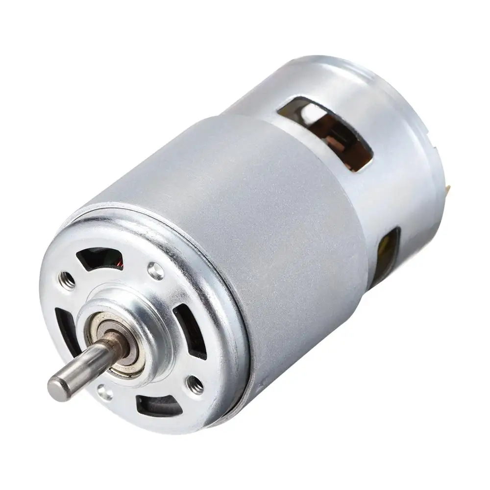 

UXCELL 1pc DC Motor Magnetic Dual Ball Bearing Round Shaft 24V 6000/7000/10000/12000/20000RPM for RC Boat Toys Model DIY Hobby