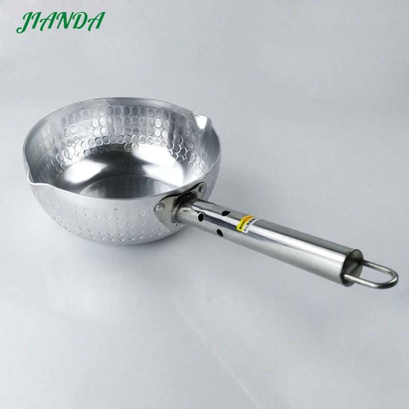 

JIANDA Aluminum Cooker Boiled Porridge Japanese Style kitchen Cookware Cooking Pots Long handle Frying Pans Wok Frigideira