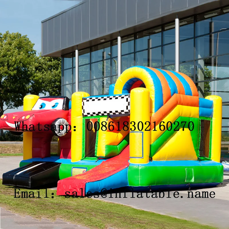 

Commercial inflatable bouncer in inflatable slide for kids inflatable slide with blower