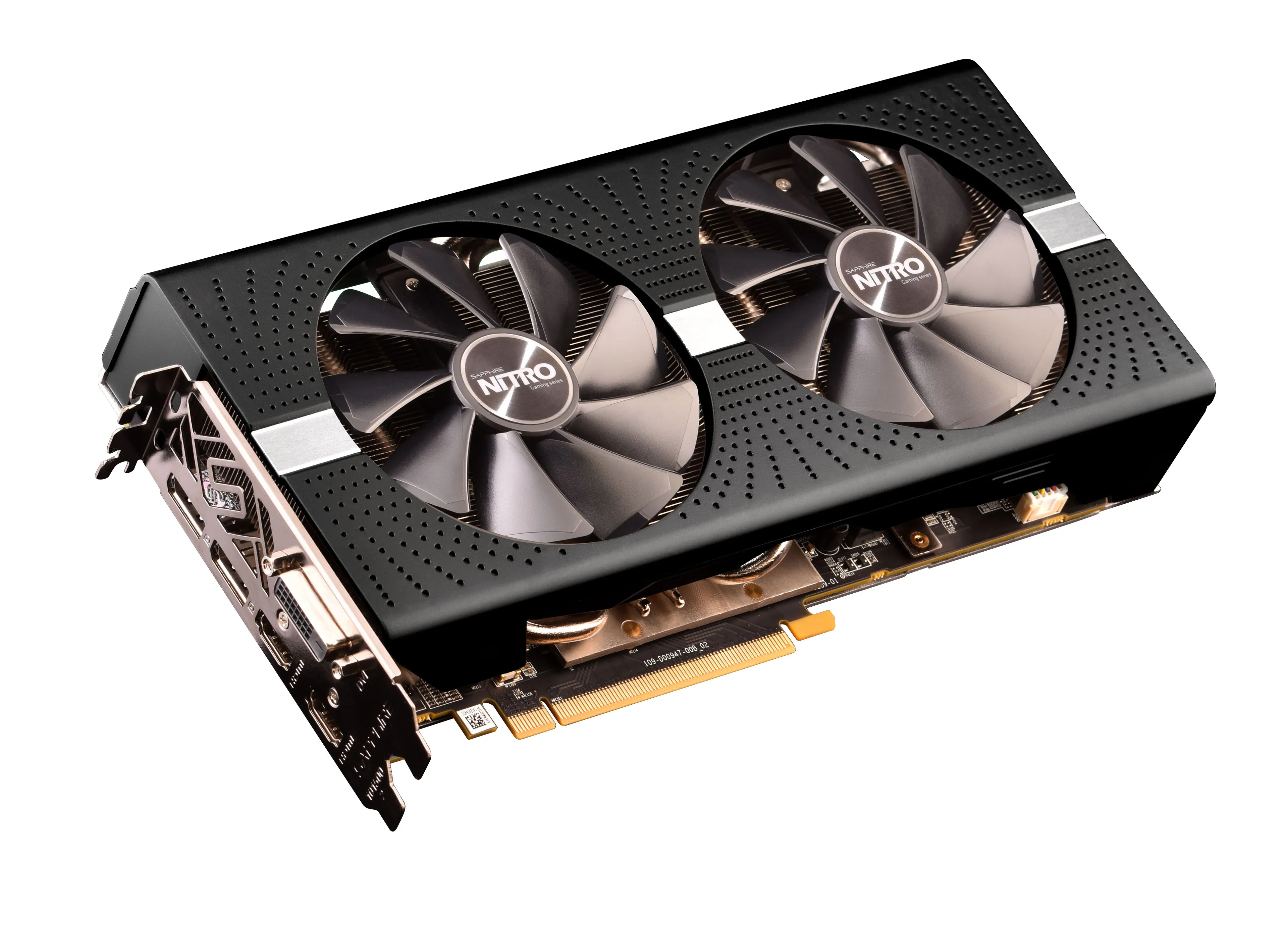 Б/у, Sapphire RX570 Nitro 4G видеокарты 7000 МГц GDDR5 256 бит HDMI+ DVI+ DP PCI-X16