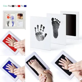 

Cute Newborn Footprint Ink Pad Handprint Non-Toxic Clean-Touch Pearhead Lovely