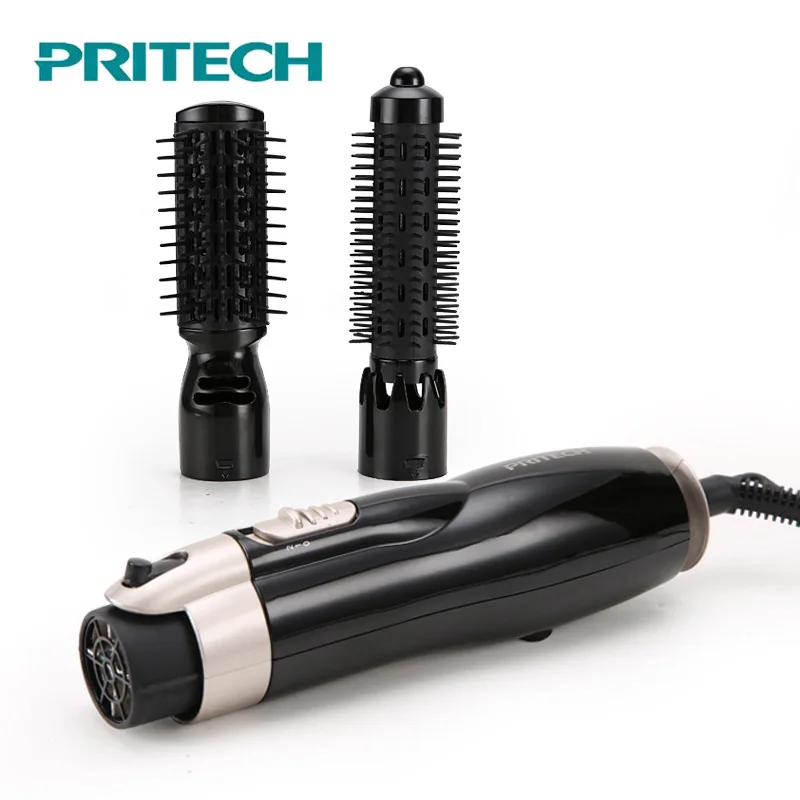 

Pritech Elect Hair Rotating Brush Powerful Multifunction Hair Dryer Blower Curling Comb Straightening Irons New Styling Tool