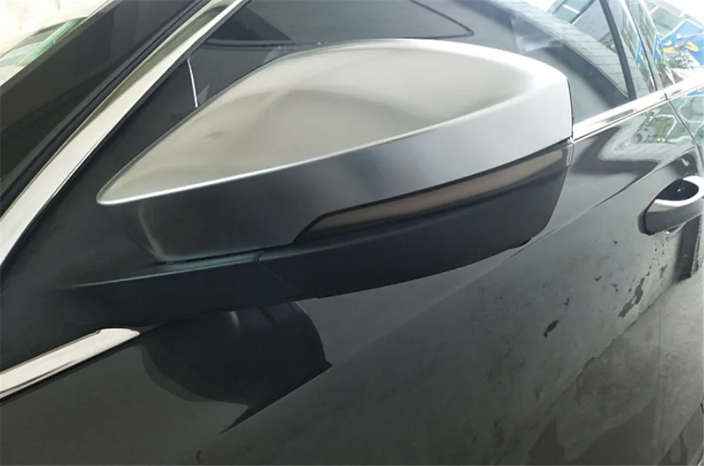 ABS Хром Матовый боковое крыло зеркало заднего вида крышка Накладка чехол Замена для Skoda Octavia Mk3 5E 2013
