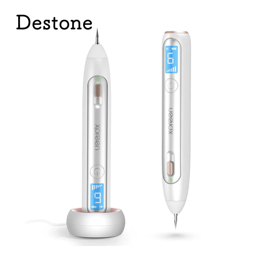 Destone Facare X1 Беспроводной Крота, избавление от веснушек темных пятен татуировки для борьбы с пигментацией, ручка для удаления бирки кожи пятна ластиком с светодиодный Экран Перезаряжаемые