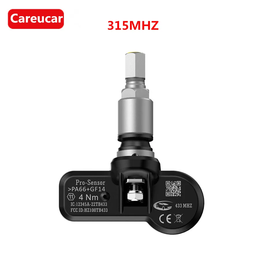 AUZONE Pro-sensor 433 МГц/315 МГц Универсальный TPMS сенсор Pro-sensor TPMS такой же, как autel MX-sensor - Цвет: Белый