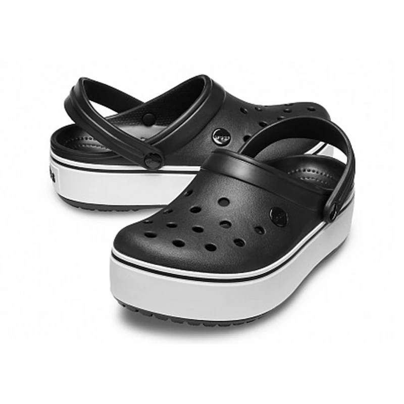 CROCS Crocband Platform Clog UNISEX|Пляжные и уличные сандалии| |