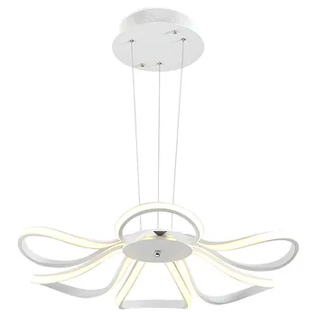 

Modern flower LED pendant lights Kitchen Acrylic+Metal suspension hanging ceiling lamp for dinning room lamparas colgantes