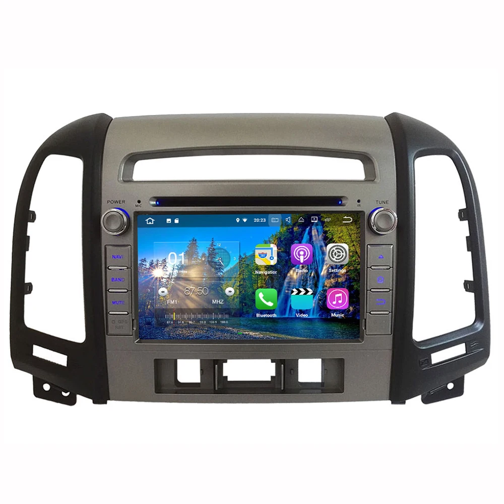 

7'' Quad Core(16GB ROM 32GB ROM for choice) 2GB RAM Android 7.1.2 Car DVD Player Stereo For Hyundai SANTA FE 3 Hole 2006-2012