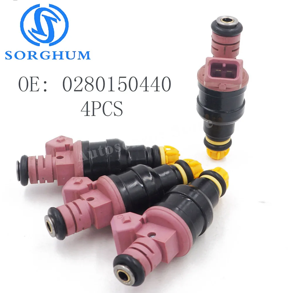 4pcs New Brand 0280150440 Flow Matched Fuel Injector For 19962000 Bmw