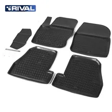 Для Ford Focus III 2011- Коврики в салон 5 шт./компл. полиуретан Rival 11801003