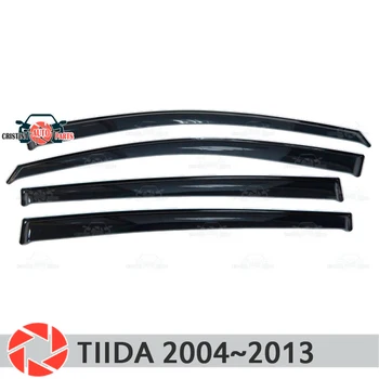 

Window deflector for Nissan Tiida 2004~2013 rain deflector dirt protection car styling decoration accessories molding