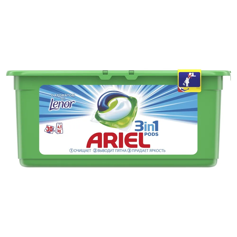 Капсулы для стирки Ariel PODS Touch of Lenor Fresh 30 шт