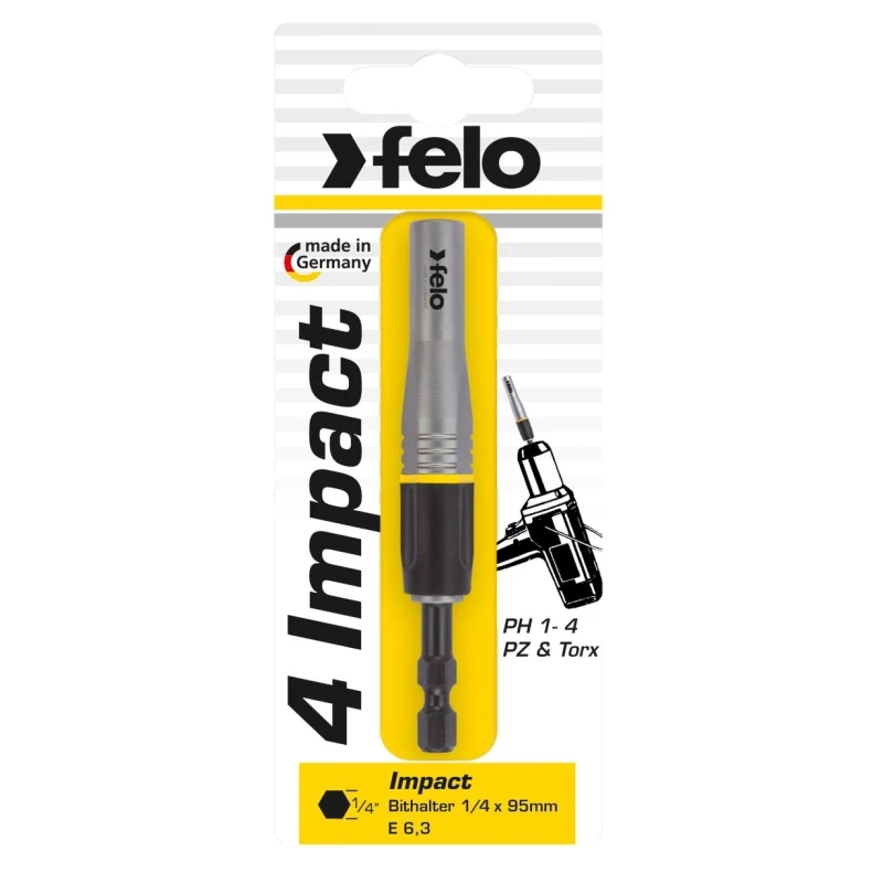Держатель для бит FELO 03829594 (Длина 95мм, диаметр 1/4 дюйма, блистер)