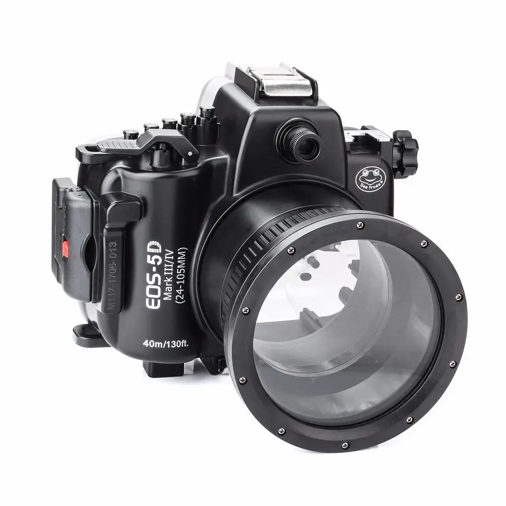 SeaFrogs 5D4 5D IV 40M 130ft Diving Waterproof Housing Case for Canon
