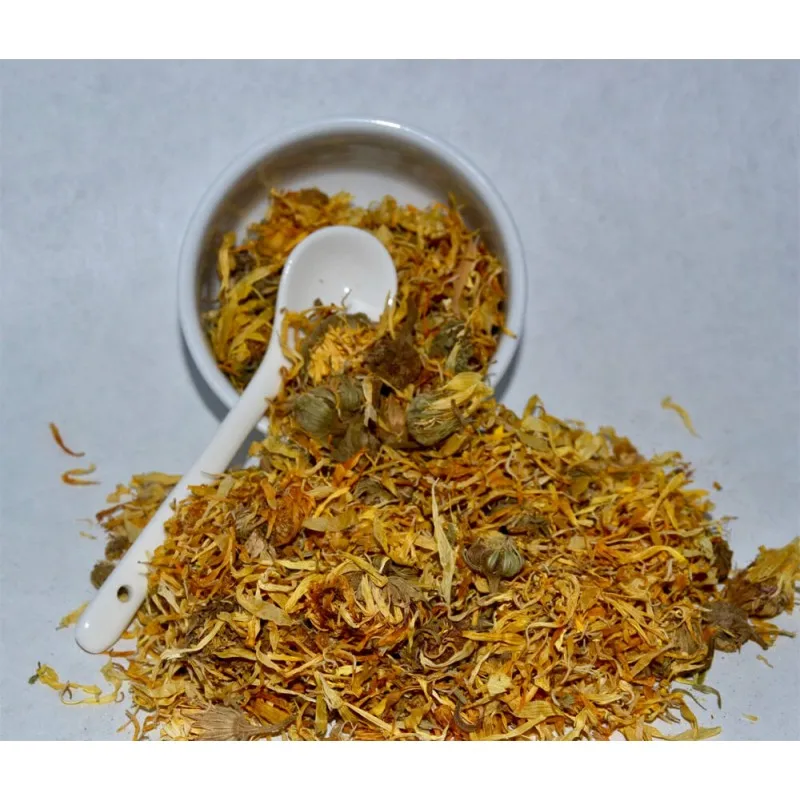 Календула цветок-Мариголд-засушенный натуральный травяной чай 50 gr-400 гр