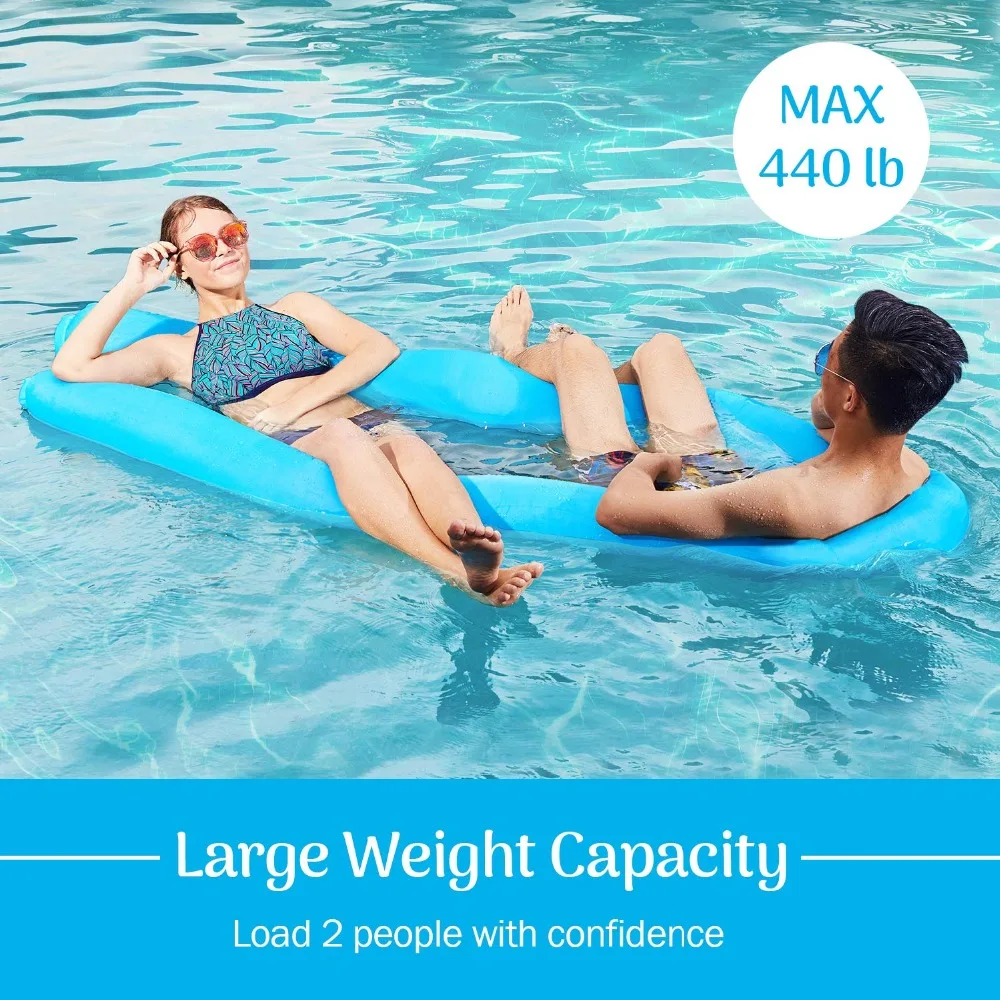 Inflatable Pool Swimming Portable Floating Lounger Chair Water Hammock Beach Camping Sofa Bed Water Lounge for Adults & Kids Inflatable Pool Swimming Portable Floating Lounger Chair Water Hammock Beach Camping Sofa Bed Water Lounge for Adults & Kids
