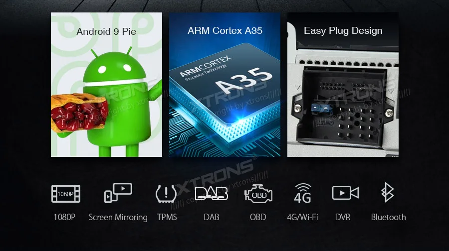 XTRONS Android 9,0 автомобильный стерео Мультимедийный Плеер для Mercedes Benz W245 W169 W906 W639 gps навигация Plug& Play дизайн без DVD