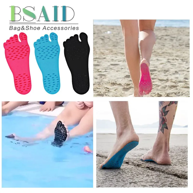 FOOT PAD Aqua Shoes Sea Beach Foot Protection Pad Anti Cutting Anti Slip Elastic