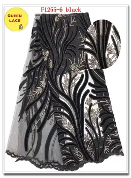 

Best selling Velvet Tulle Lace High Quality Fabric With Embroidery Fabric