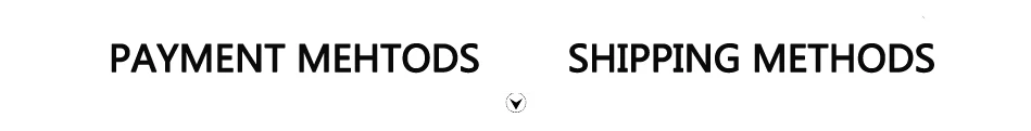 Payment Methods & Shipping Methods