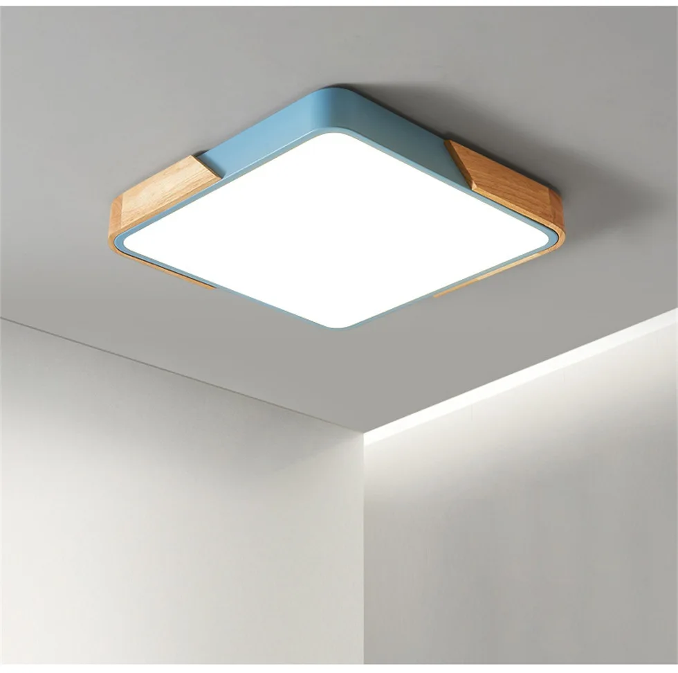 Billige LED Moderne Acryl Metall Rahmen Quadratische Schlanke LED Decke Licht LED Licht Decke Licht Restaurant Wohnzimmer Schlafzimmer Decke Ligh