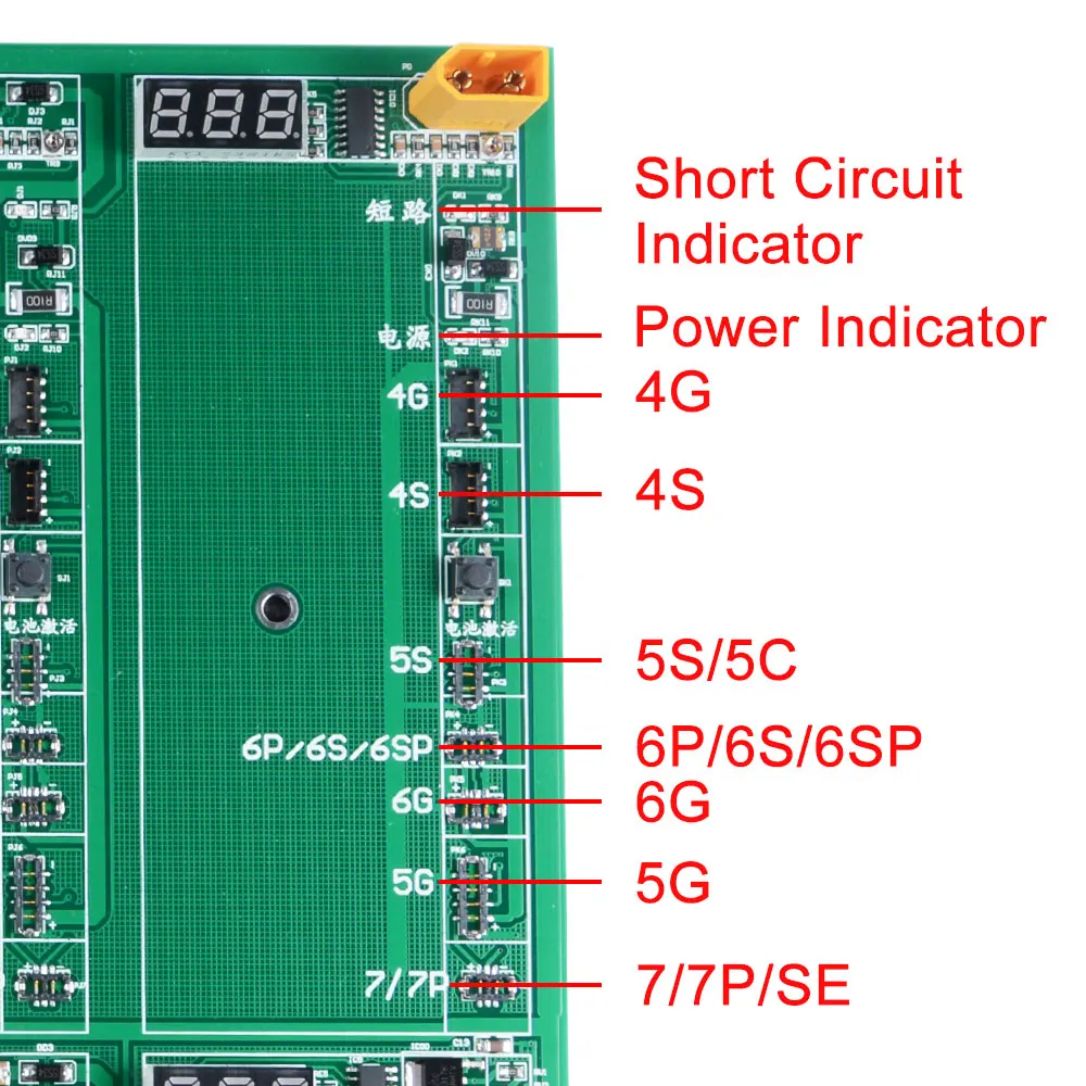 Набор контактов для тестирования 10 в 1 Батарея активация заряда пластина для мобильных телефонов iPhone 4G/4S/5G/5C/5S/SE/6 S Plus/6 Plus/6 S Plus 7 8 Plus iPhone X с Питание 110 V 220 V свяжитесь с нами штепсельная Вилка европейского стандарта