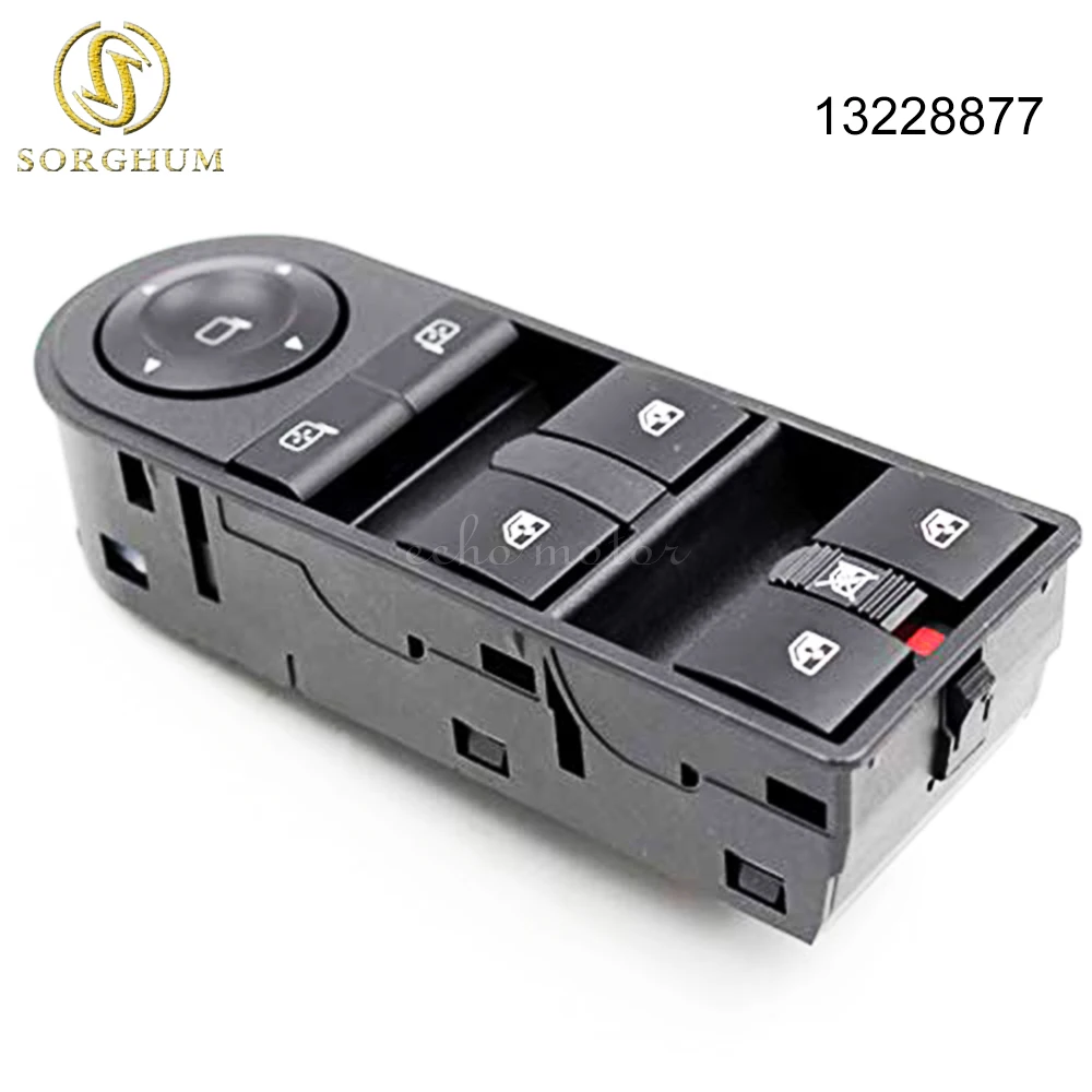 

13228877 Window Control Switch Button For OPEL ASTRA H / Kombi / Stufenheck / TwinTop ZAFIRA B / Van 62 40 447 13215153
