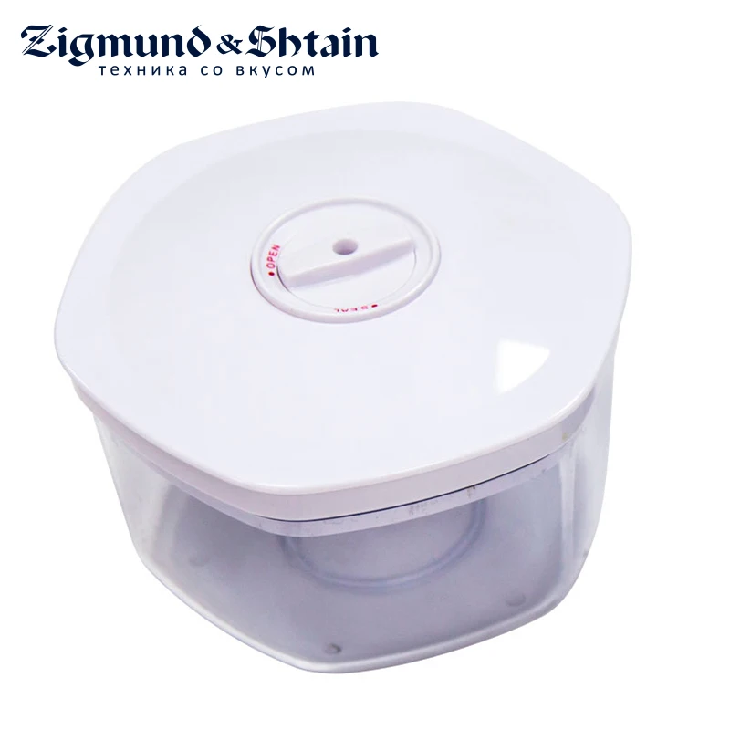 Zigmund & Shtain VC-004 Container for vacuum packers Vacuum Food Sealer 700ml To store food in a vacuum Food SAN-plastic Zigmund & Shtain VC-004 Container for vacuum packers Vacuum Food Sealer 700ml To store food in a vacuum Food SAN-plastic